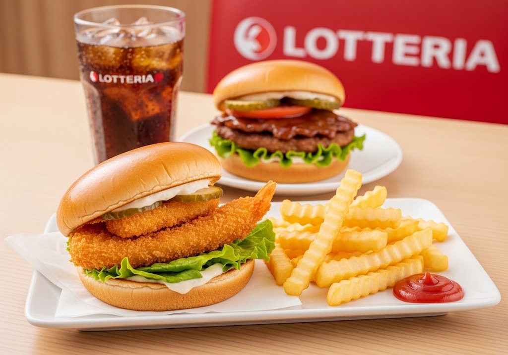 今は亡き「ロッテ〇ア」のハンバーガー(笑)