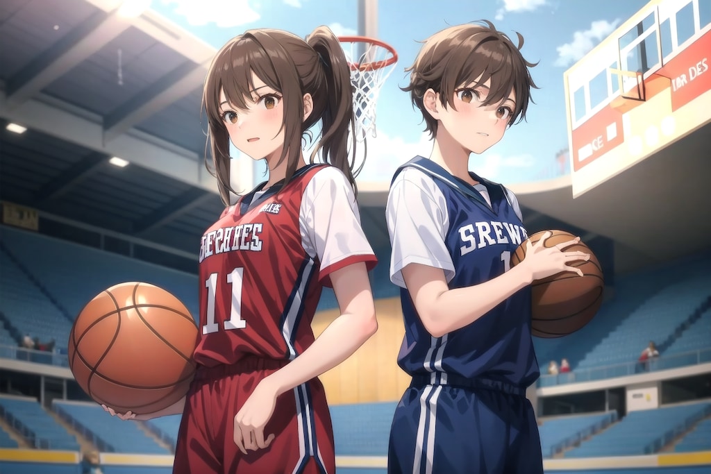 バスケ部のふたり