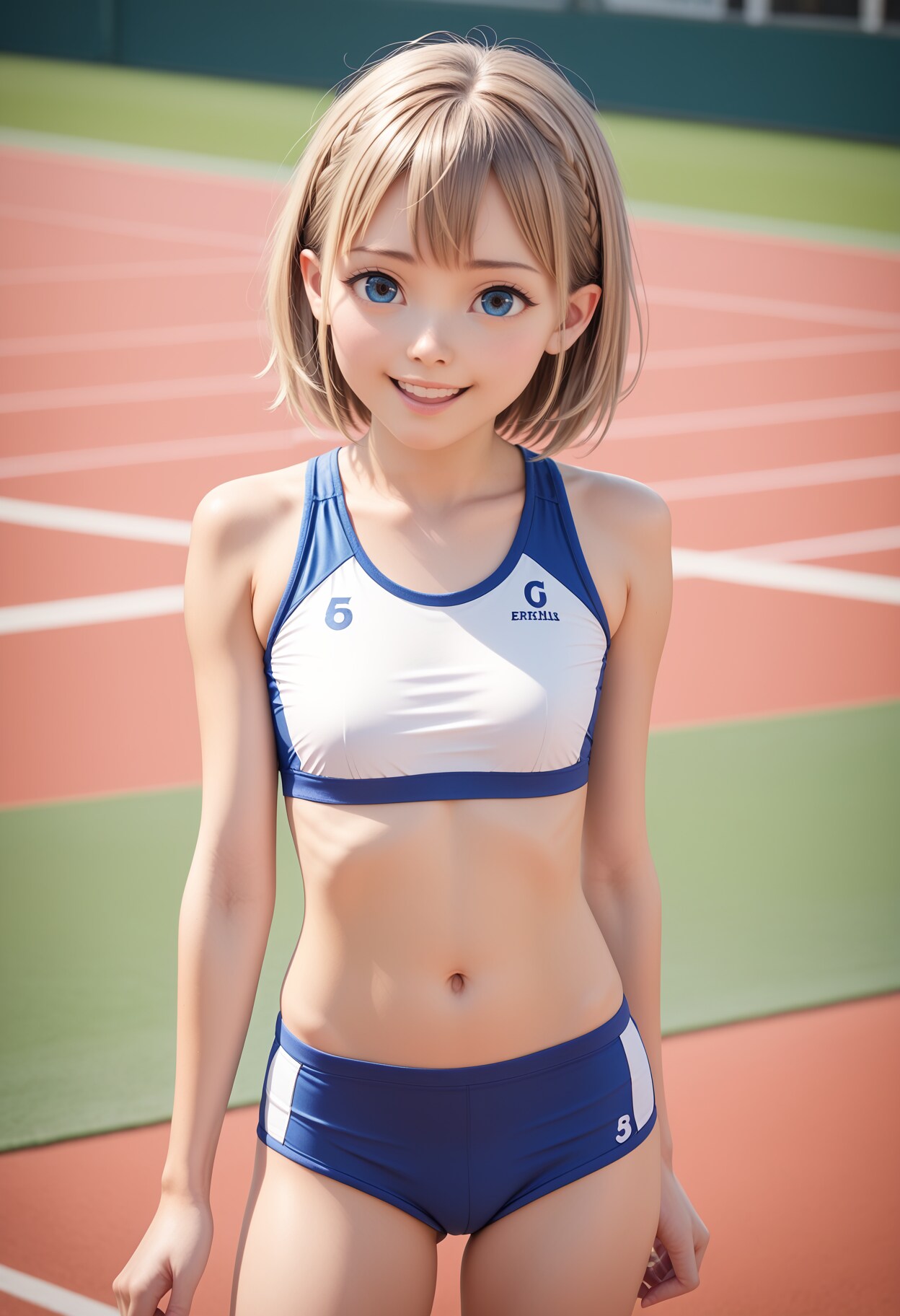 ちびっ子アスリート(*^_^*)😄【model：hdaRainbowPDXL_v14】