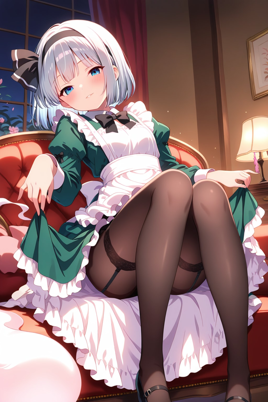 メイド妖夢とお辞儀