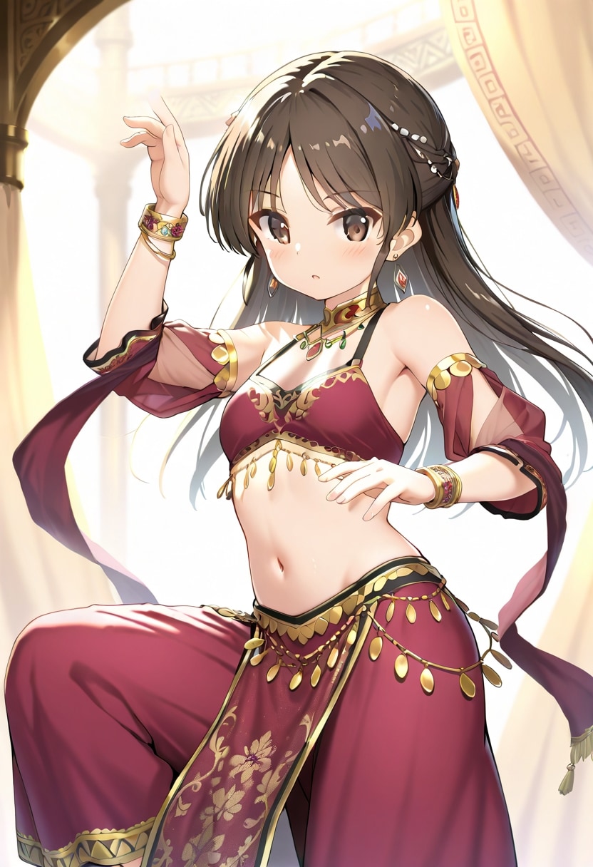 橘ありす　サリー姿