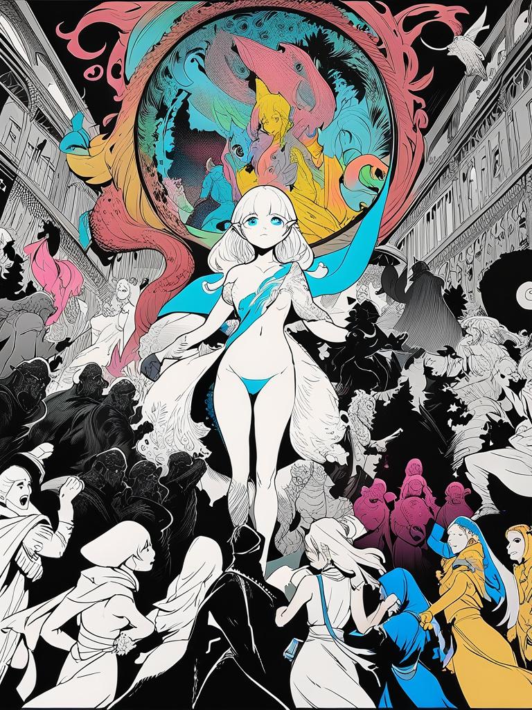 エルフの透視魔法