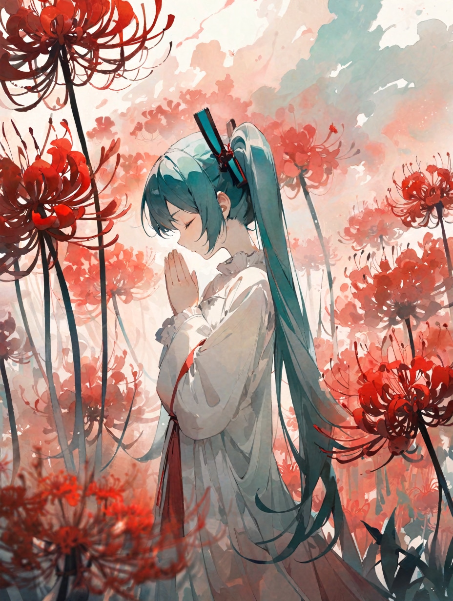 お彼岸 | の人気AIイラスト・グラビア