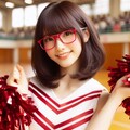 眼鏡女子 楓のチア部 4枚目