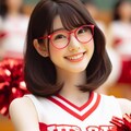 眼鏡女子 楓のチア部 6枚目