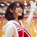 眼鏡女子 楓のチア部 7枚目