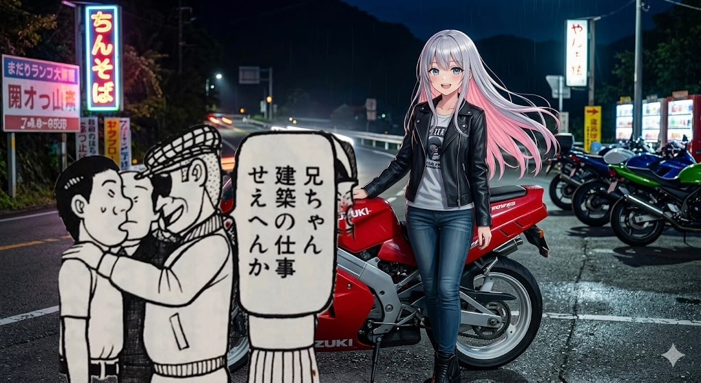 元気な走り屋くんをスカウト