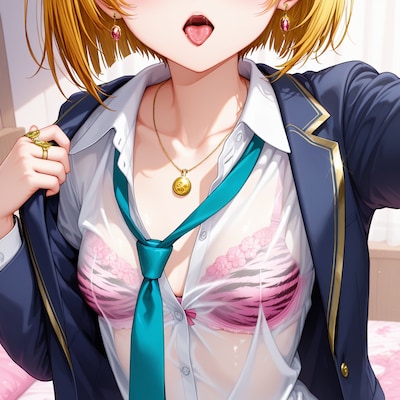 今日はピンクの虎柄🐅どう?(◯◯寺 ◯璃裏垢)