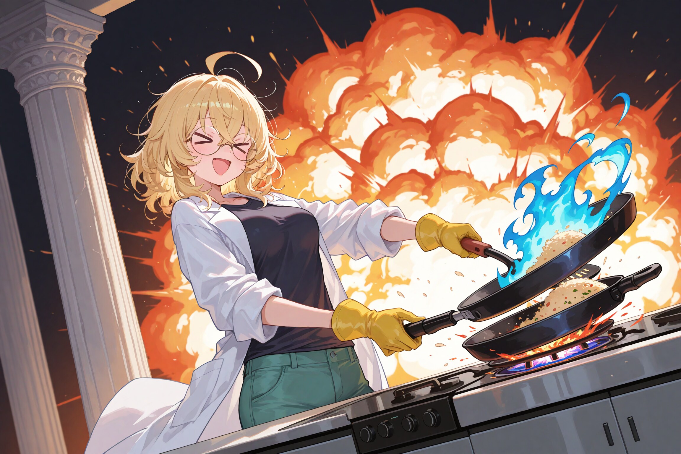 理久さんの渾身の爆熱爆裂チャーハン
