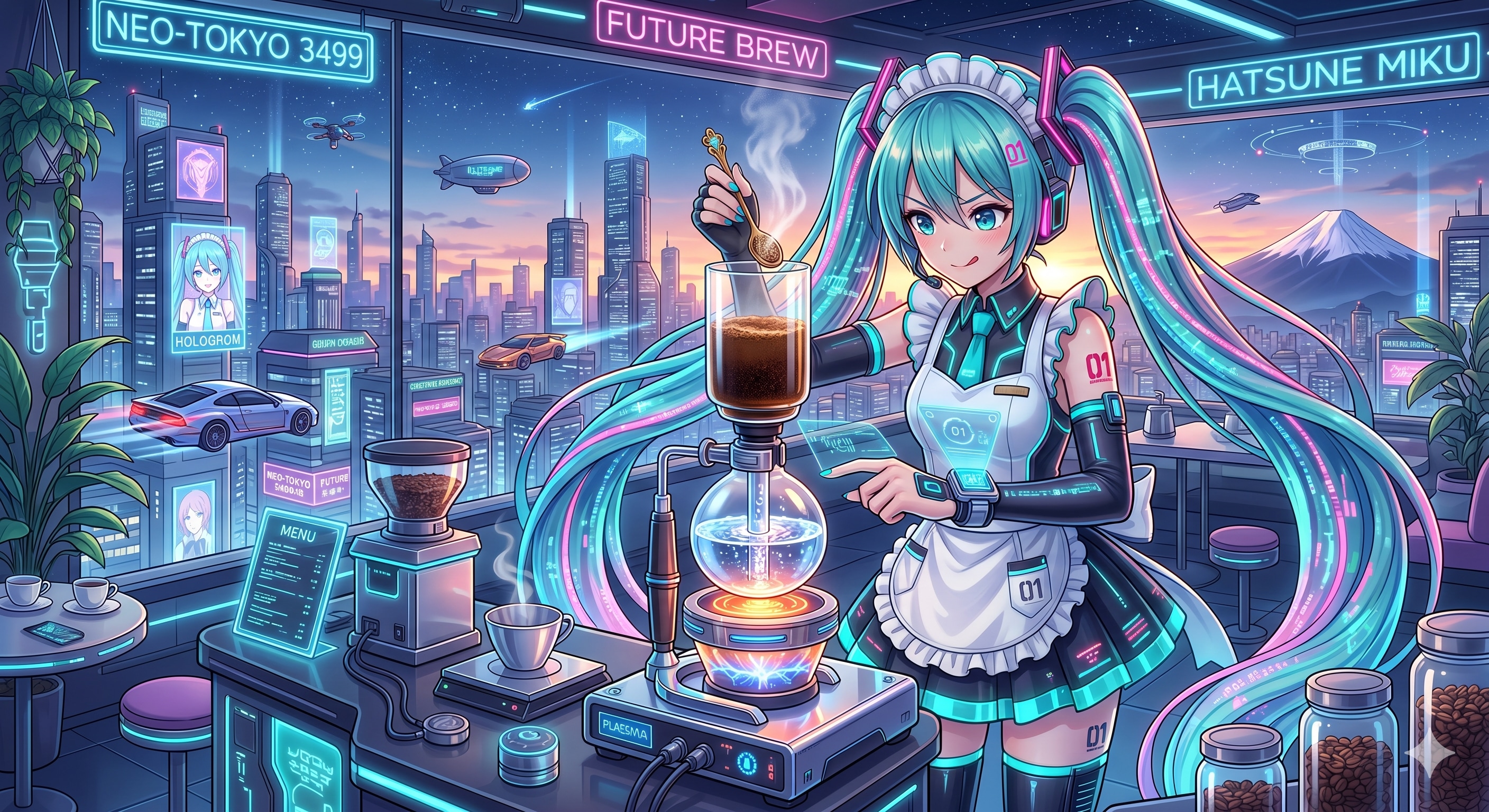 おいしいコーヒー入れますね☕️ | の人気AIイラスト・グラビア