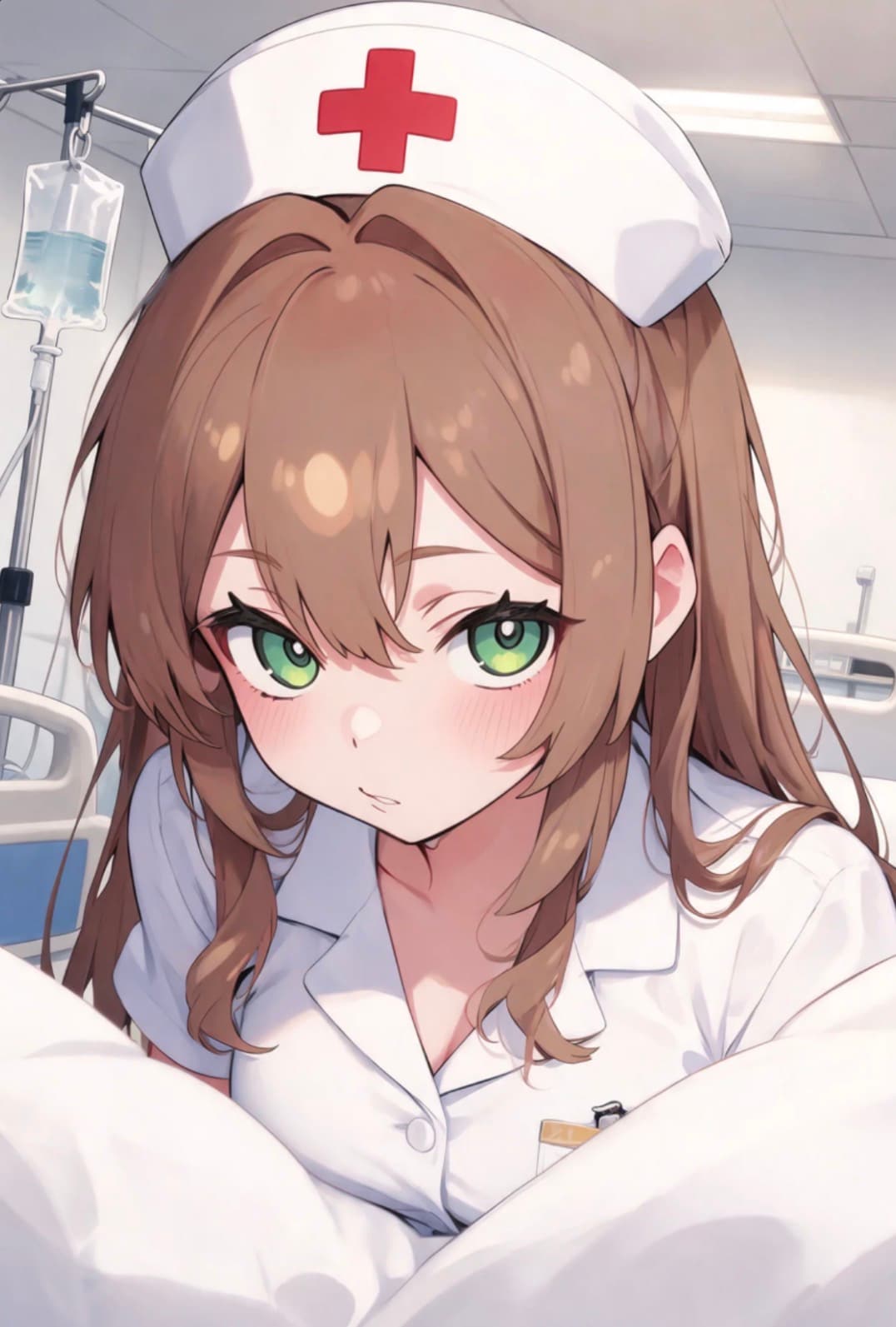 名無しキャラ　緑目茶髪ちゃん