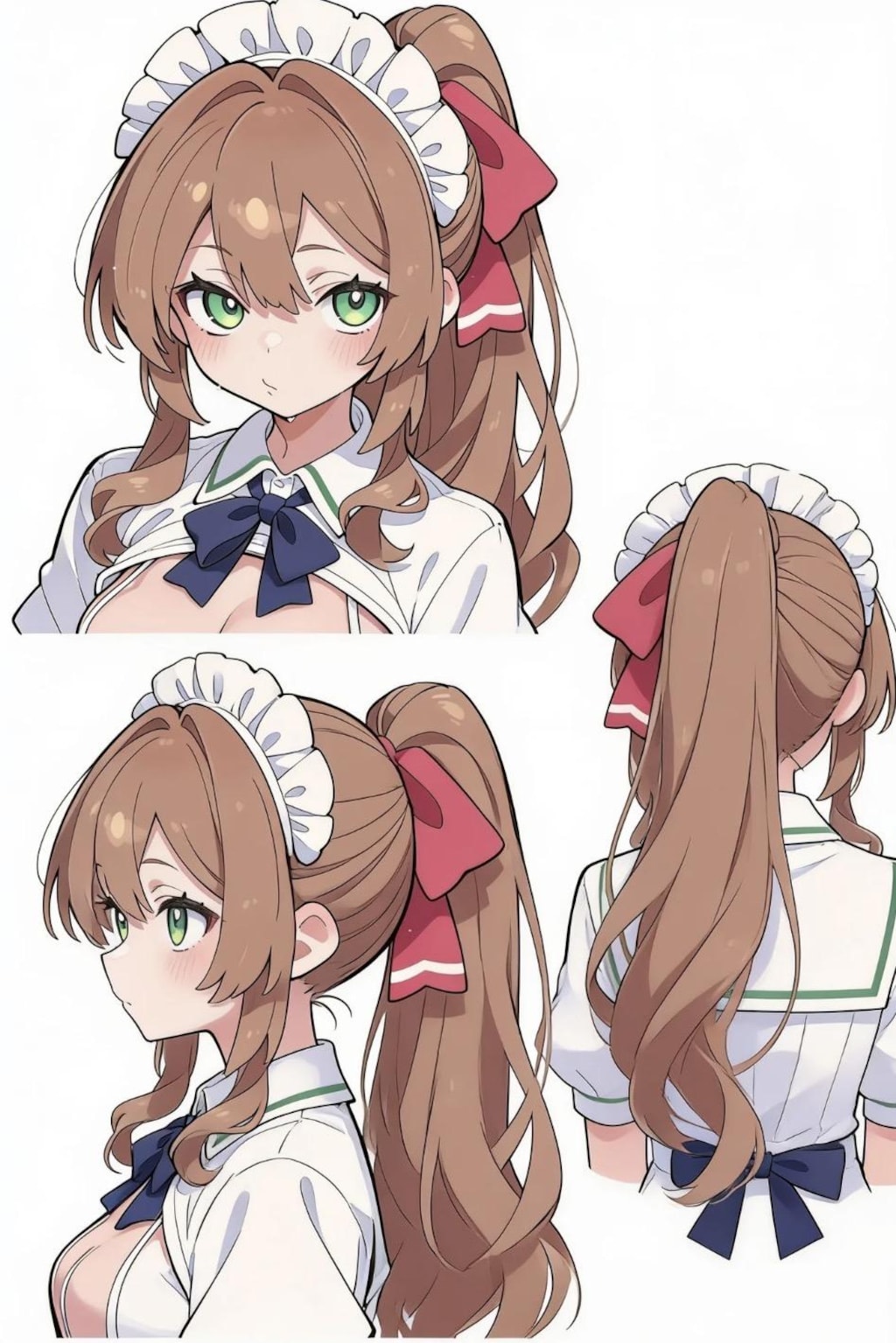 名無しキャラ　緑目茶髪ちゃん