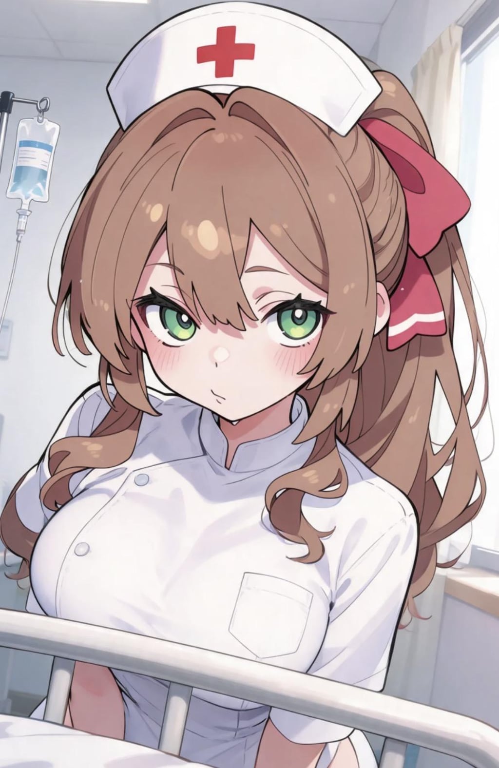 名無しキャラ　緑目茶髪ちゃん