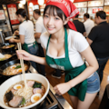 ラーメン屋さんでバイトする明るく清楚な子❤ 5枚目