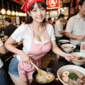 ラーメン屋さんでバイトする明るく清楚な子❤ 3枚目