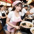 ラーメン屋さんでバイトする明るく清楚な子❤ 10枚目