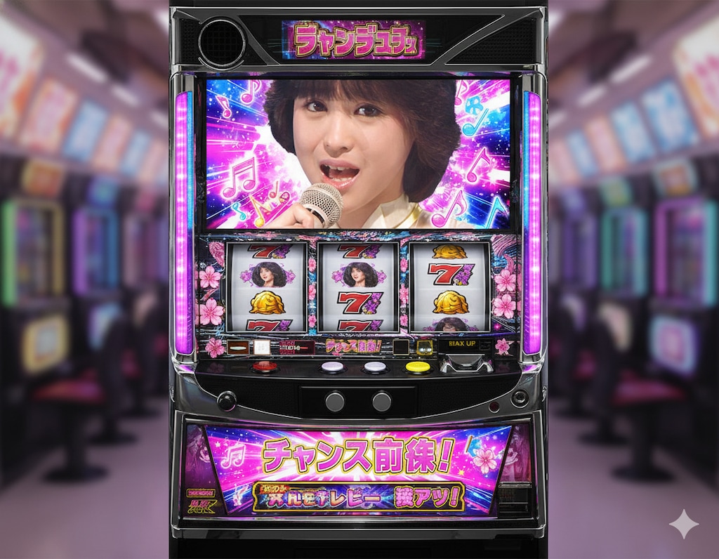 【パチスロ筐体】パチスロ松田〇子