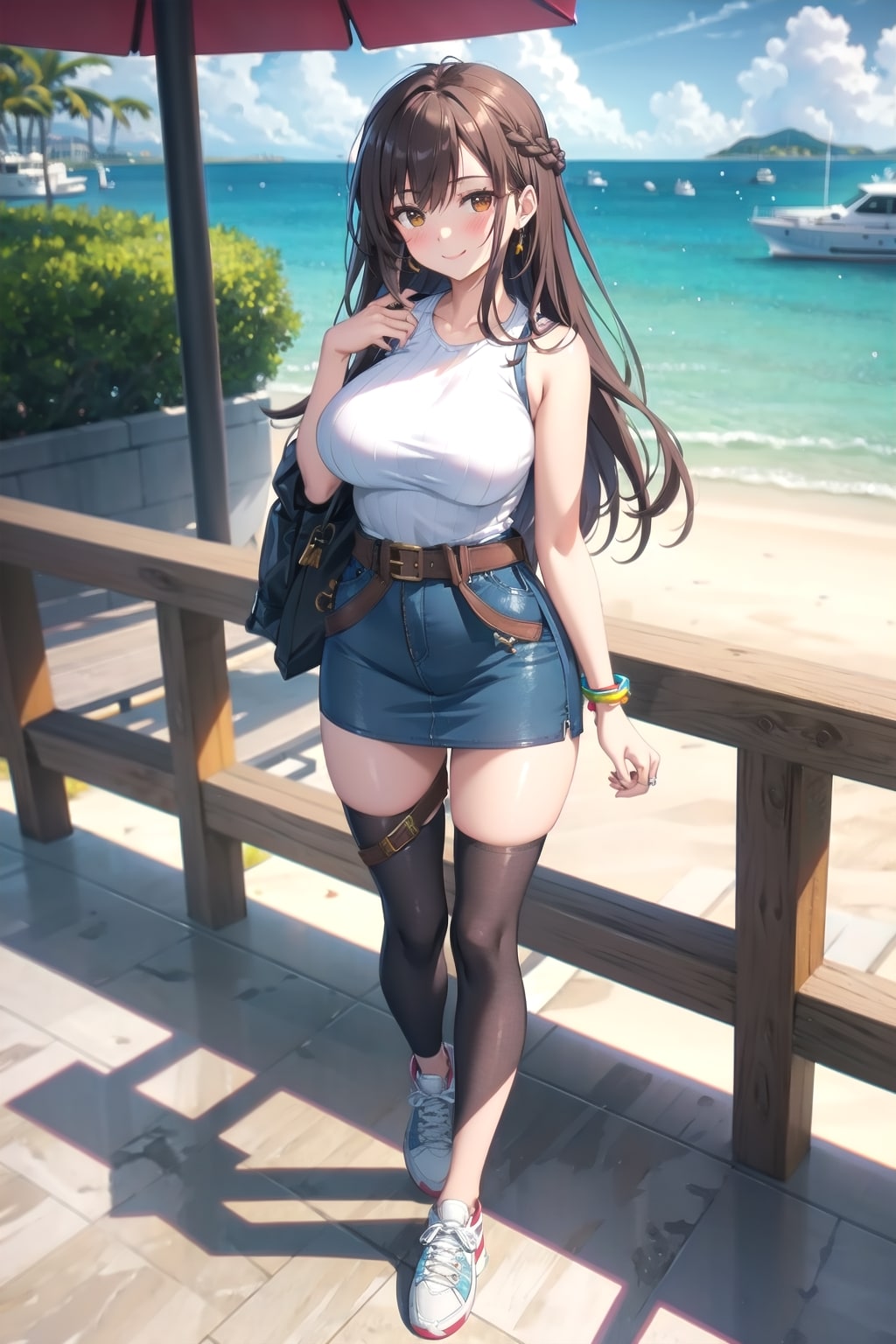 ミニスカート大好きな人妻さん | の人気AIイラスト・グラビア