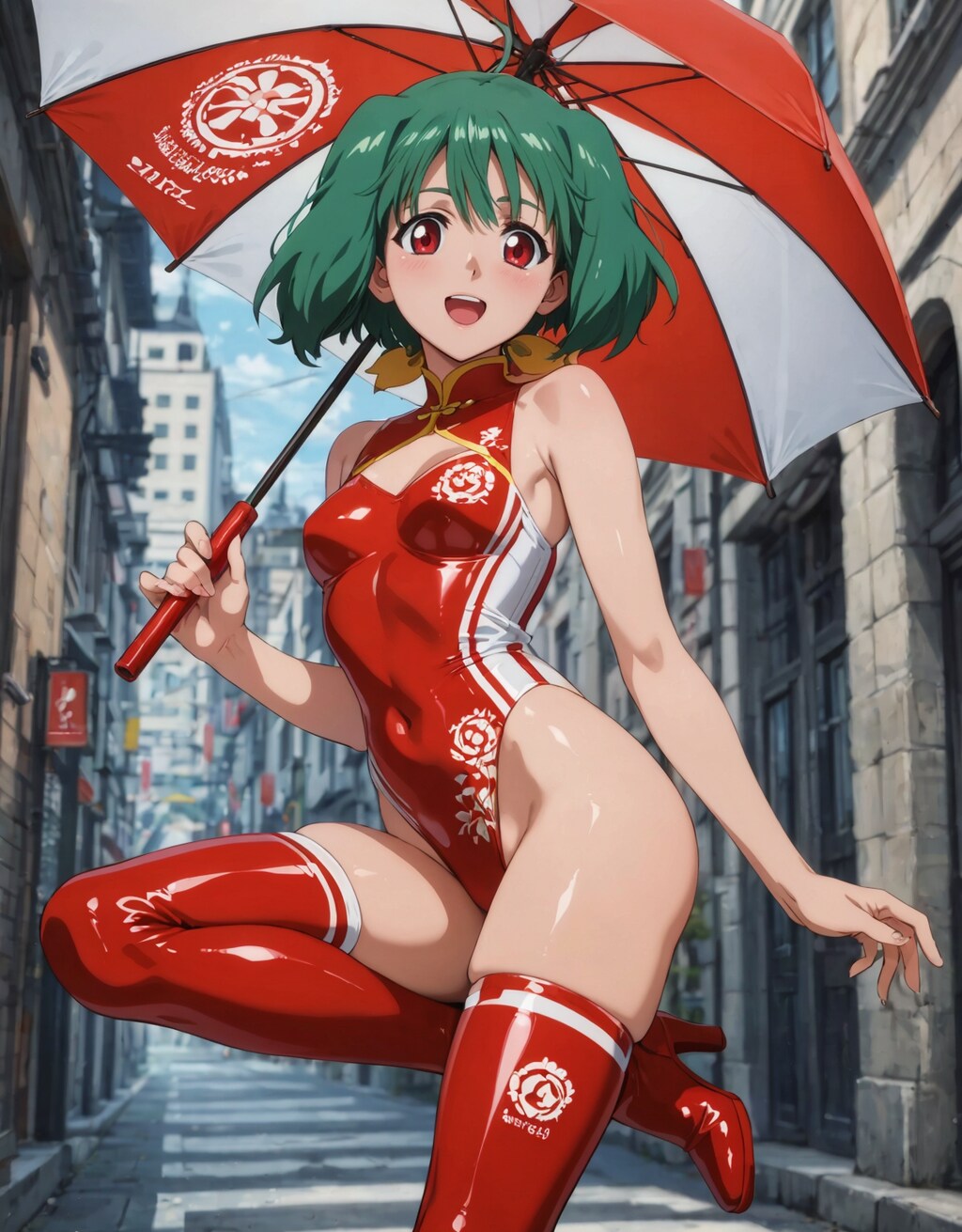 ハイレグレースクイーンなランカちゃん再び♪