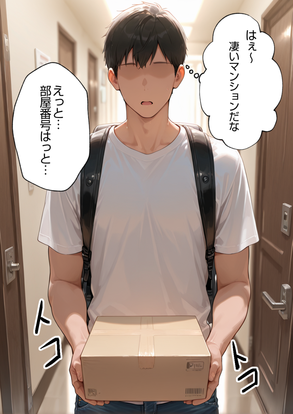 星街すいせい#1配達に行ったら有名配信者の家!?
