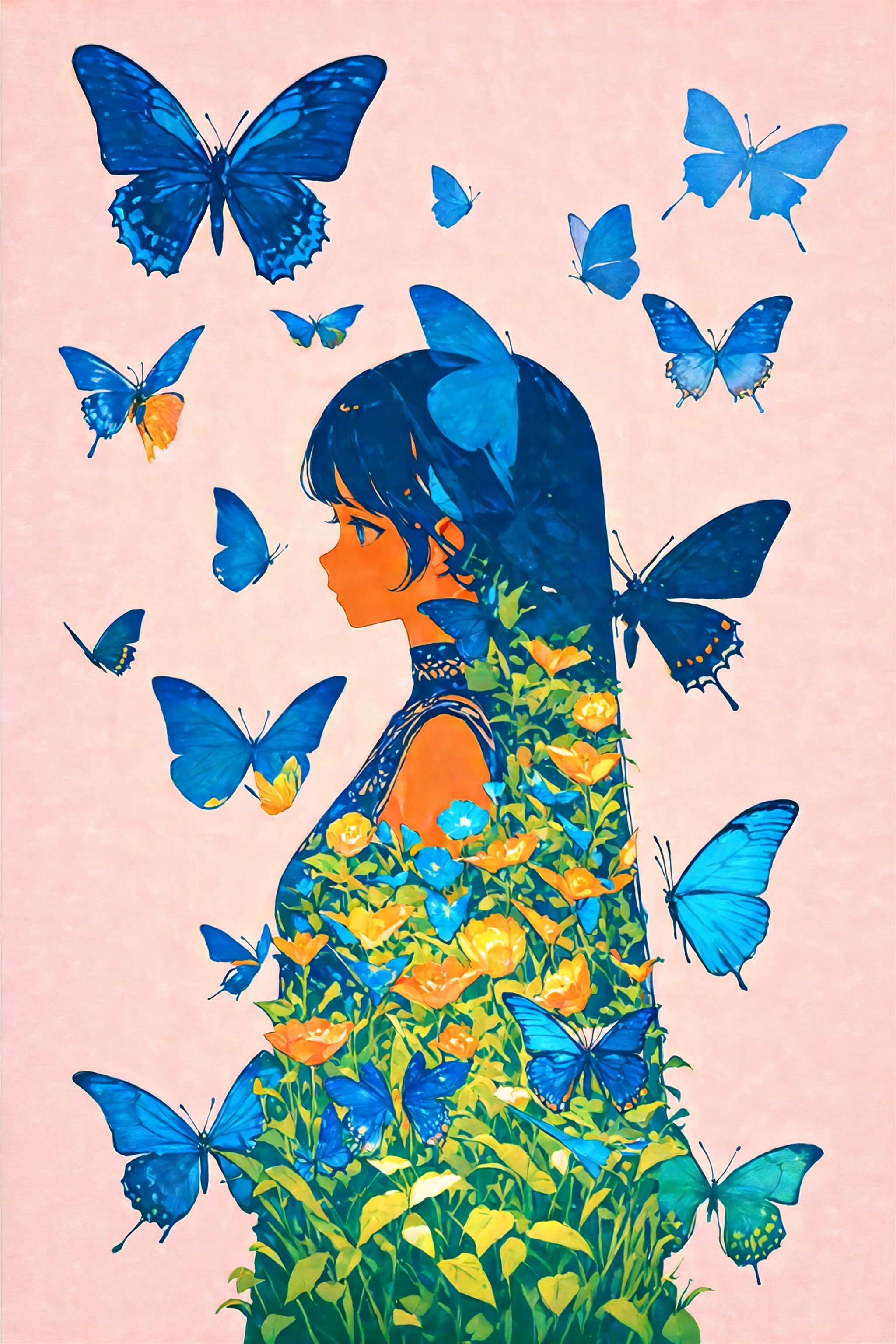 Butterfly Layer | の人気AIイラスト・グラビア