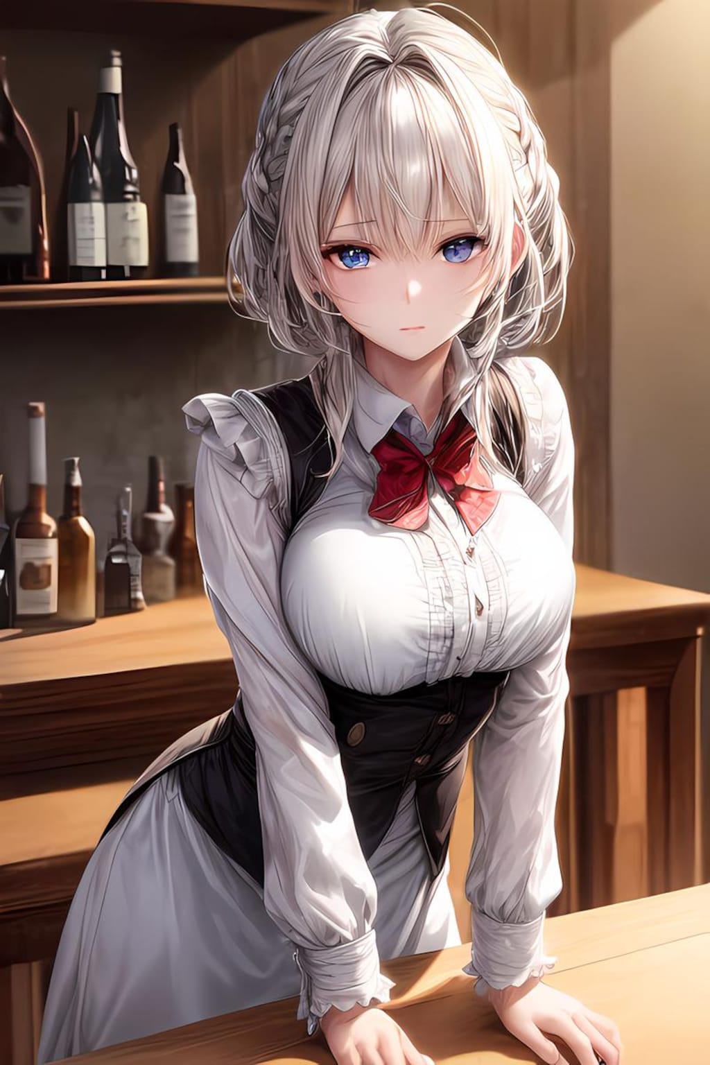 バーテンダーの美女