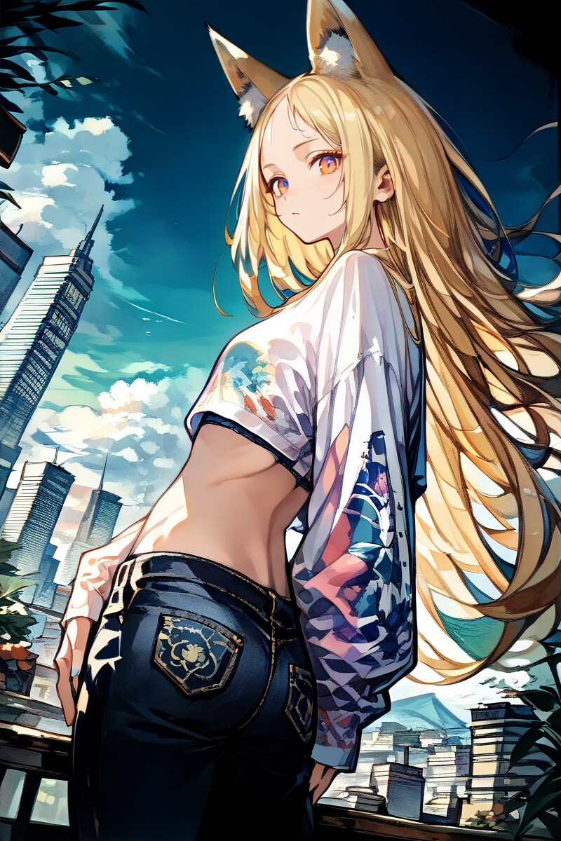フォックスガール | の人気AIイラスト・グラビア