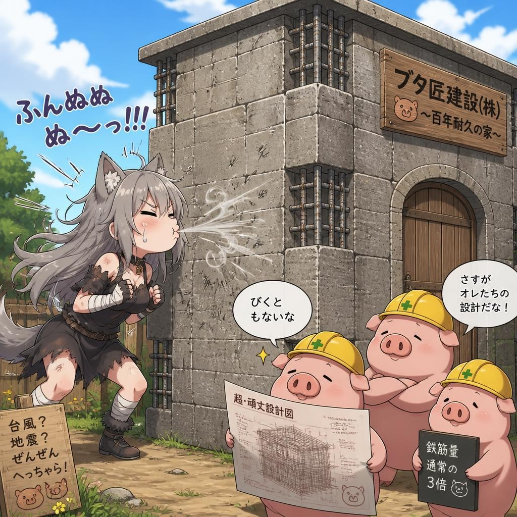 匠の豚 vs 人狼娘