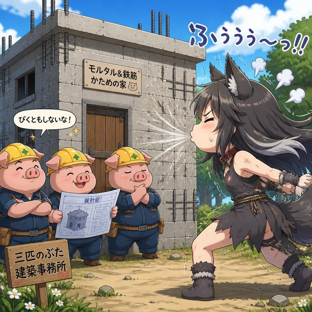 匠の豚 vs 人狼娘
