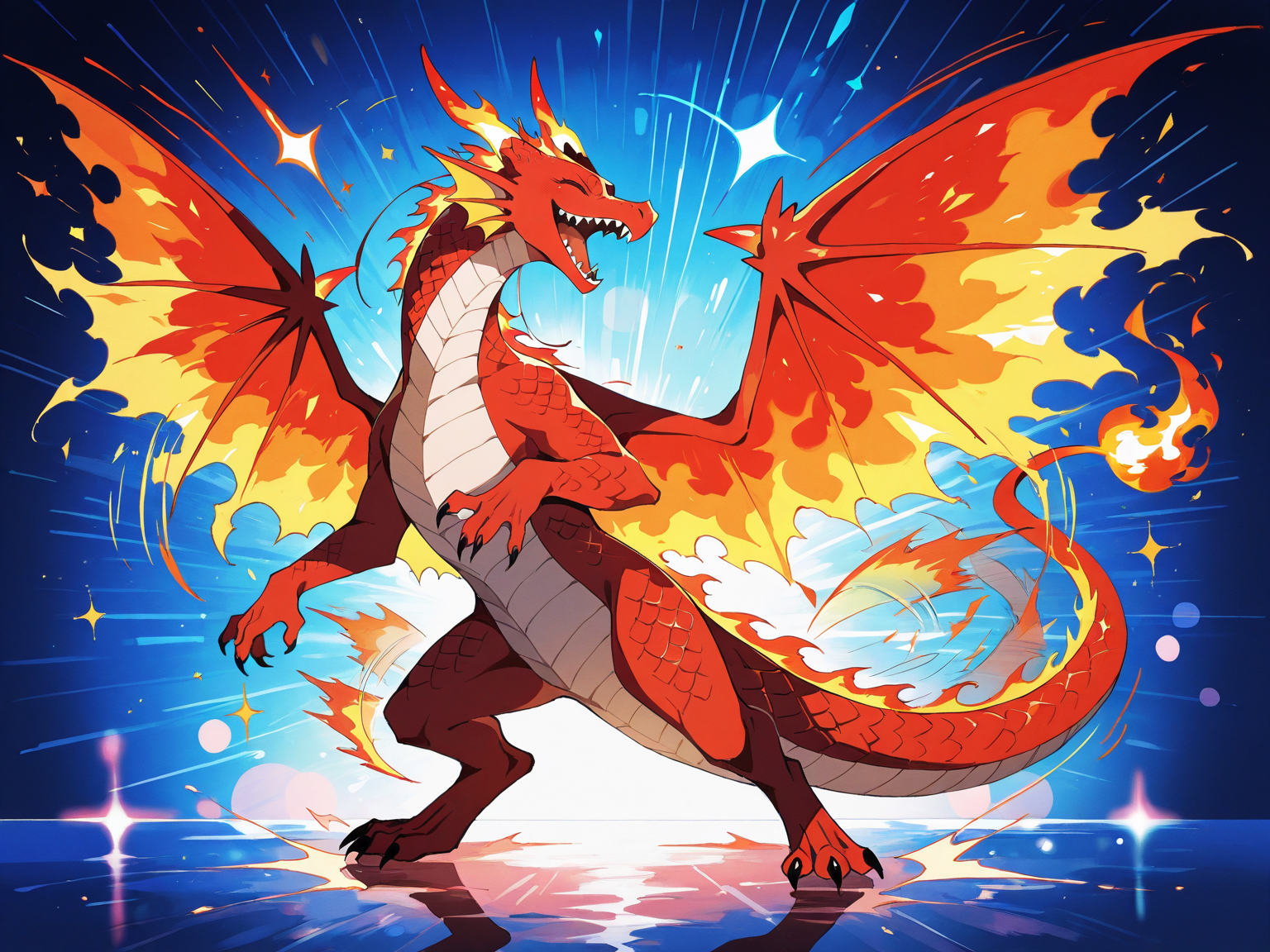 踊るドラゴン | の人気AIイラスト・グラビア