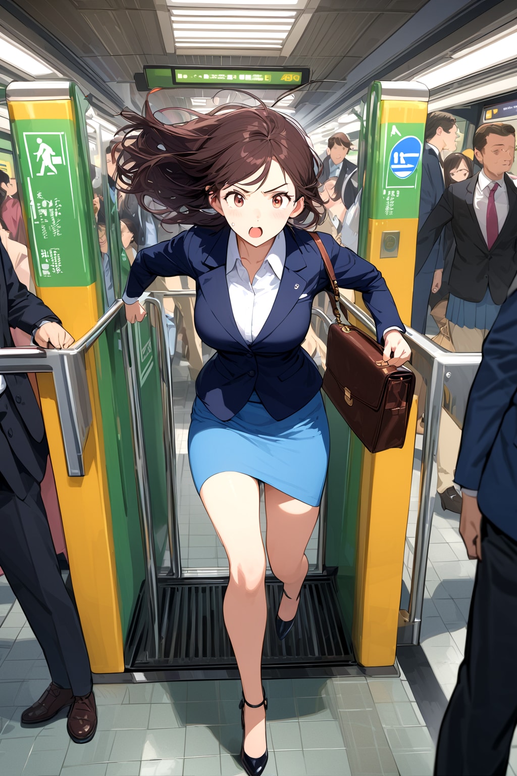 駆け込み乗車はおやめください