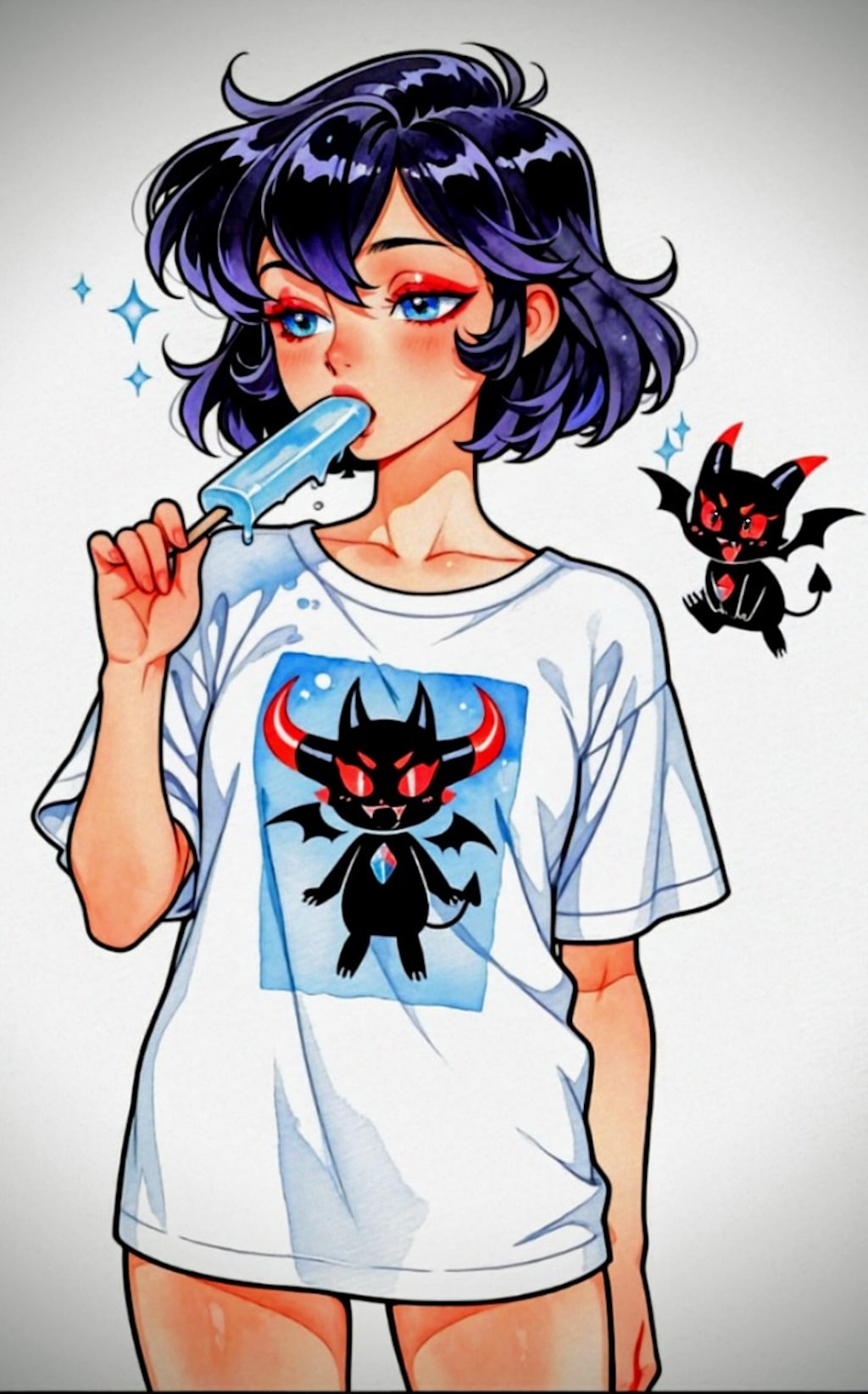ソーダ味のアイスで変身！　　　　　　　　　　　　　　　　　悪魔フルーレティー😈