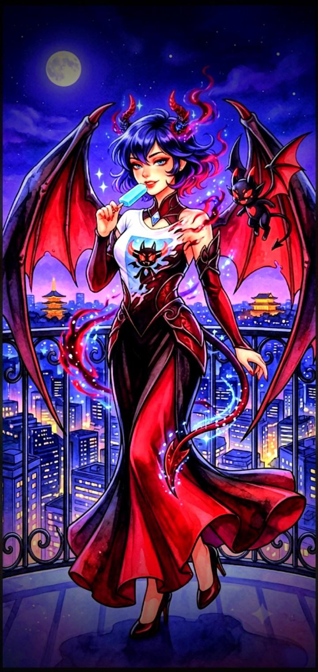 ソーダ味のアイスで変身！　　　　　　　　　　　　　　　　　悪魔フルーレティー😈