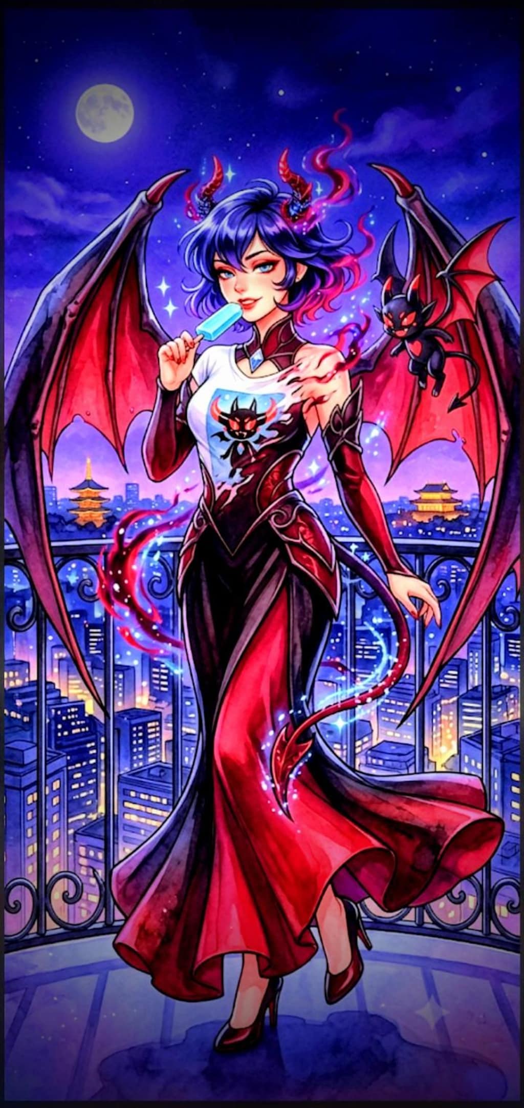 ソーダ味のアイスで変身！　　　　　　　　　　　　　　　　　悪魔フルーレティー😈