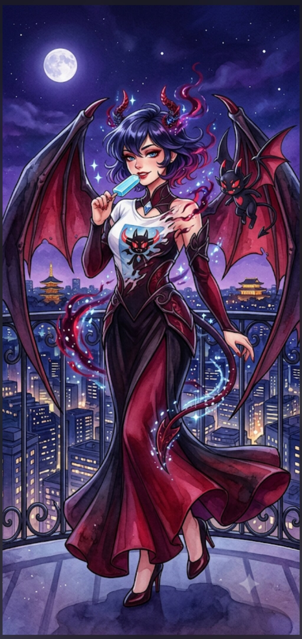 ソーダ味のアイスで変身！　　　　　　　　　　　　　　　　　悪魔フルーレティー😈