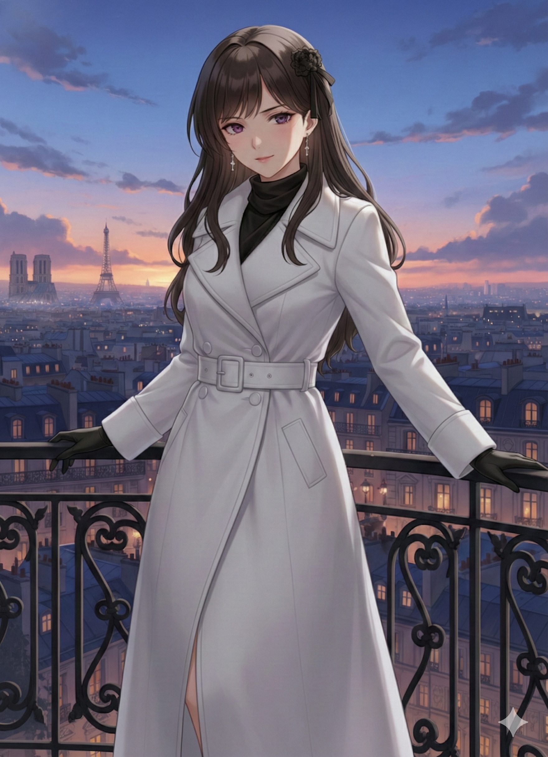 パリの黄昏 | の人気AIイラスト・グラビア