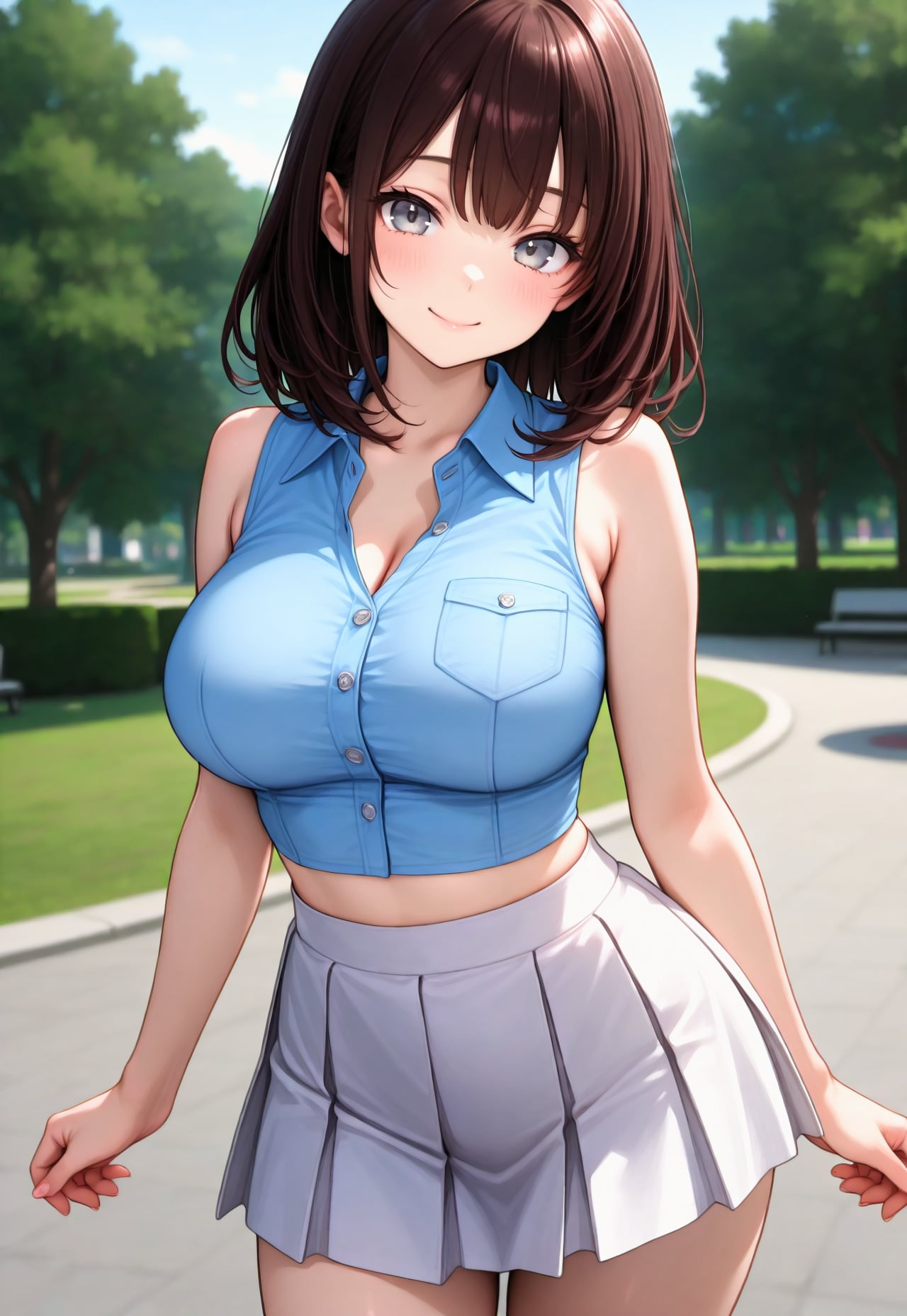 1055（水色のノースリーブ）