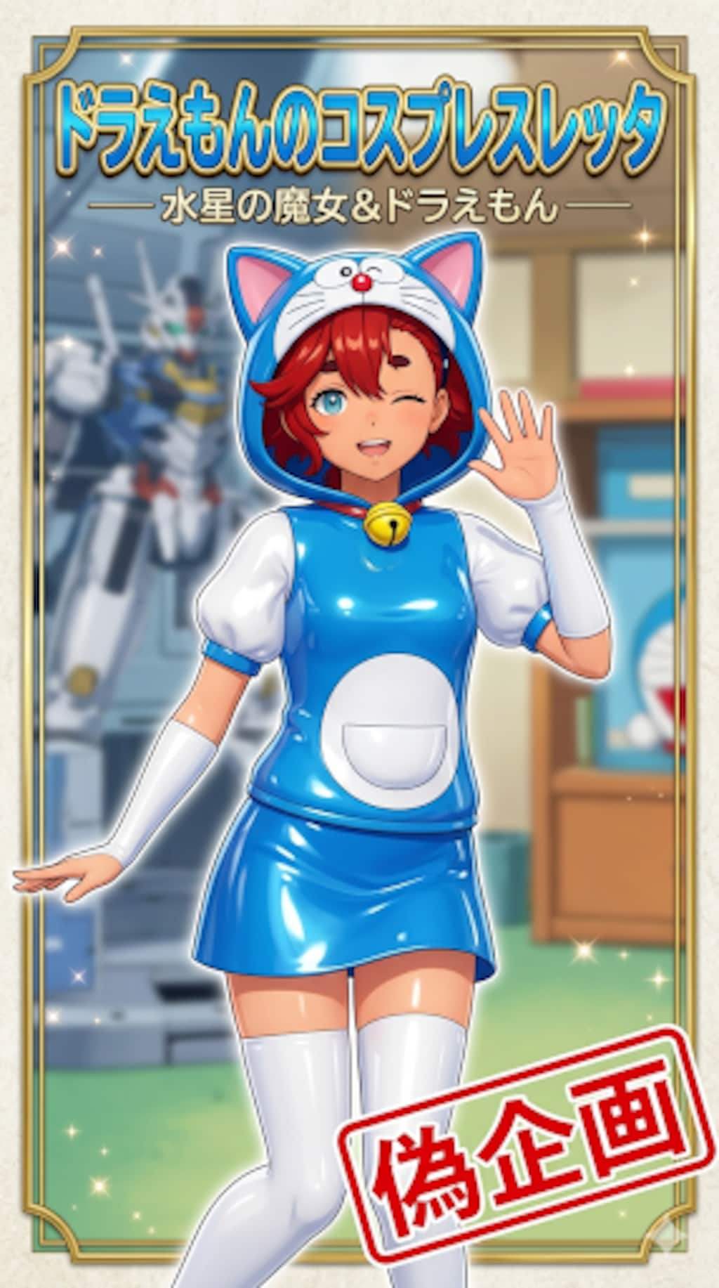 ドラえもんのコスプレスレッタ