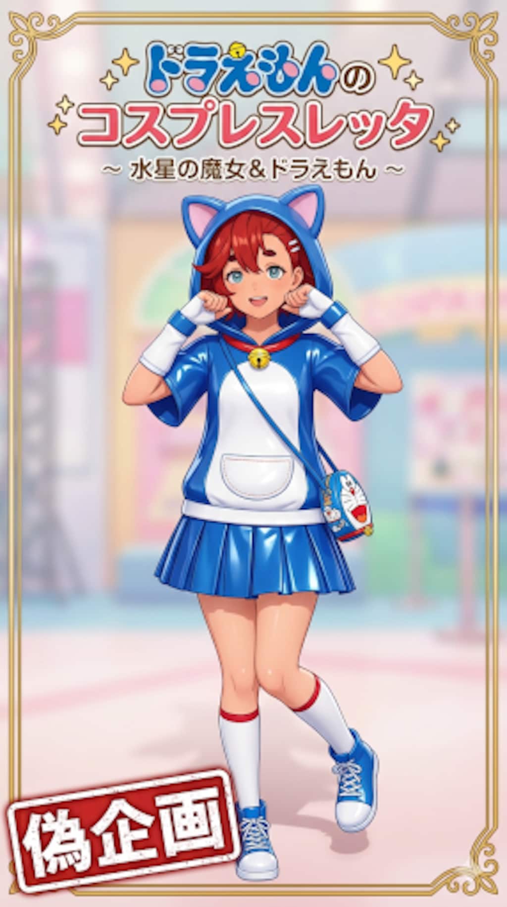 ドラえもんのコスプレスレッタ