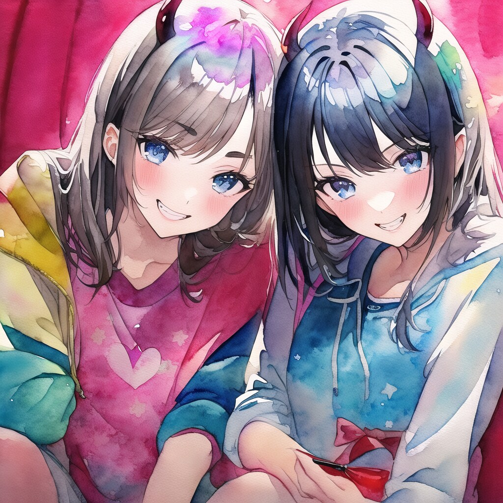 小悪魔ちゃん二人