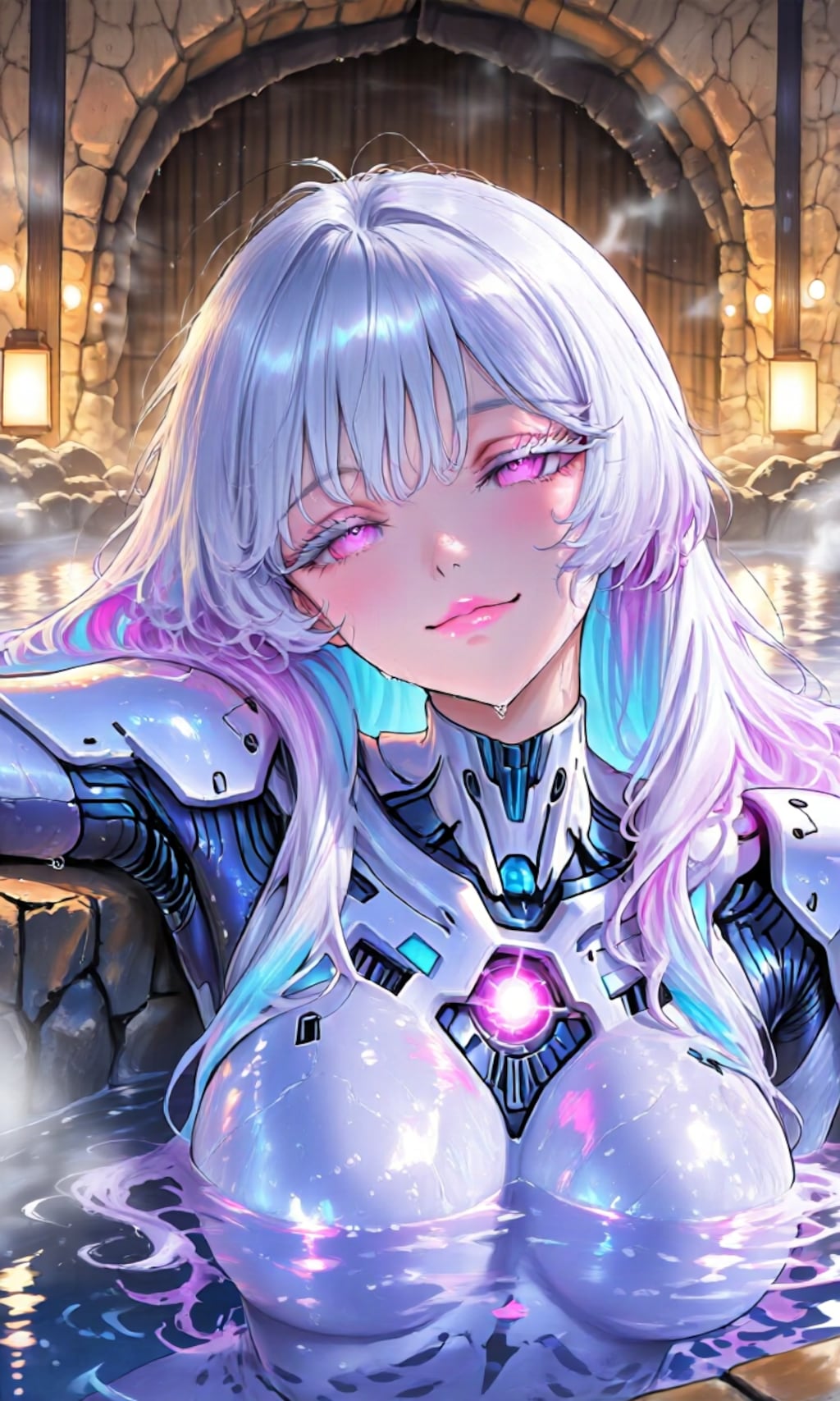 彼女も温泉に入りたい