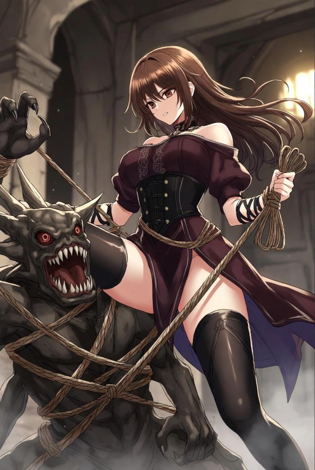 緊縛師の迷宮 ～縄と欲望のダンジョン～