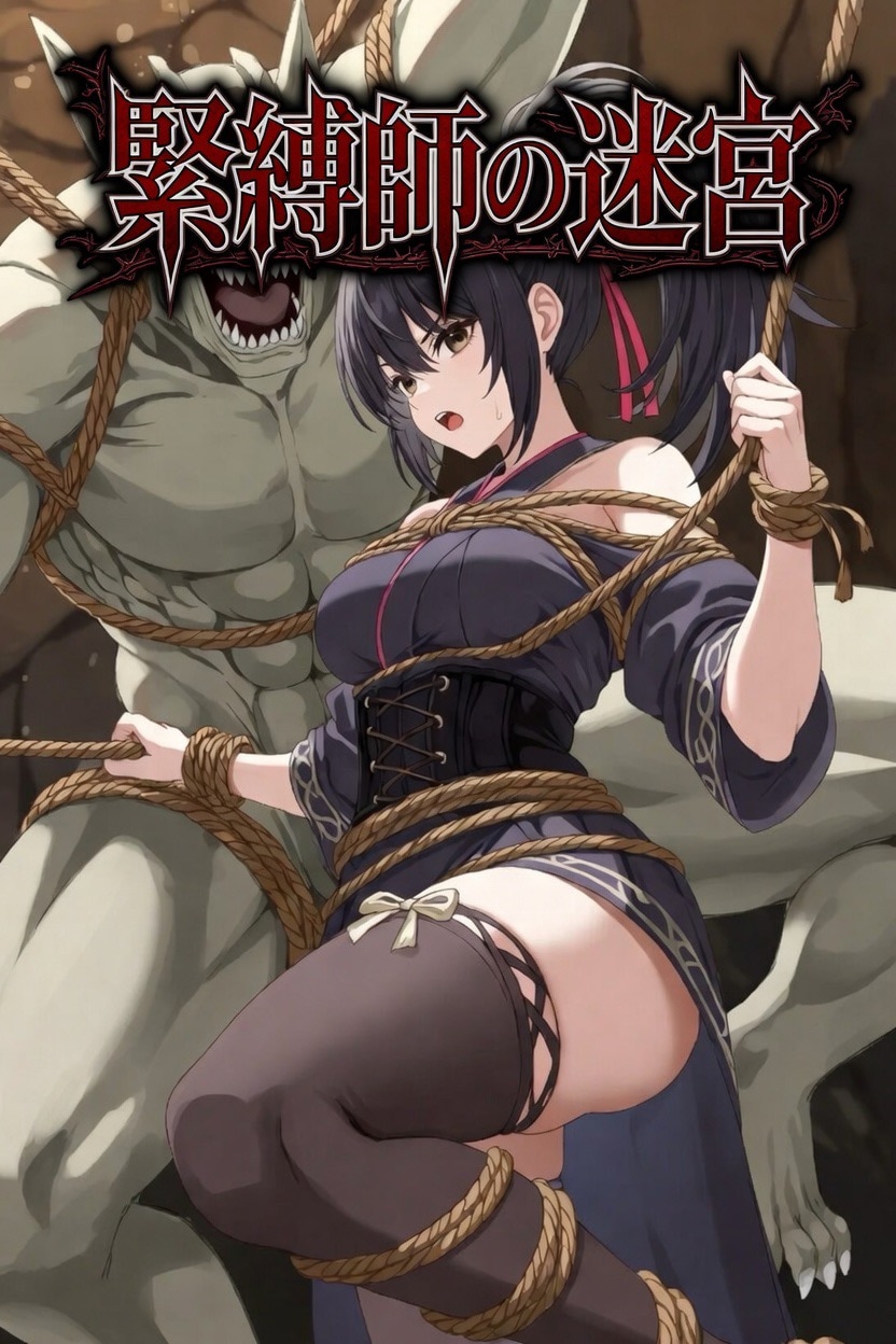 緊縛師の迷宮 ～縄と欲望のダンジョン～ | の人気AIイラスト・グラビア