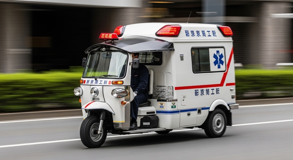 オート三輪救急車