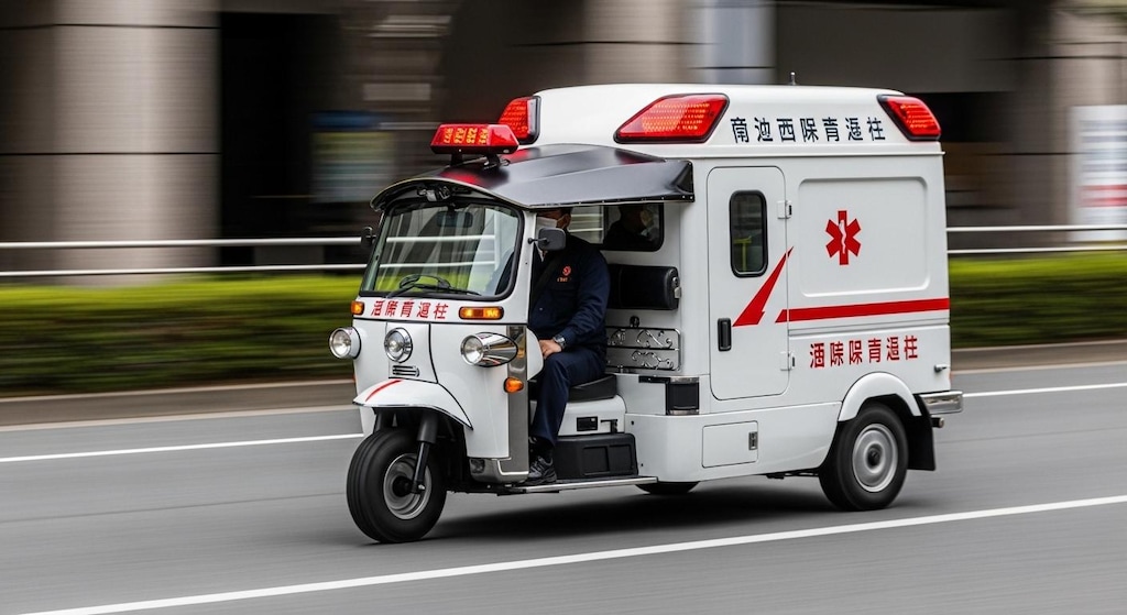オート三輪救急車
