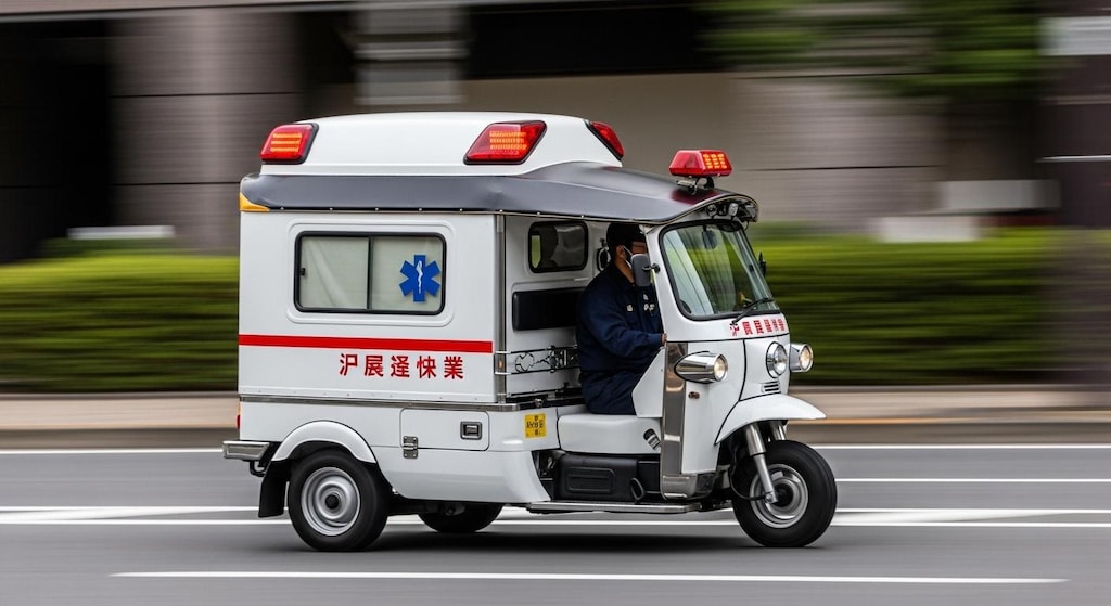 オート三輪救急車