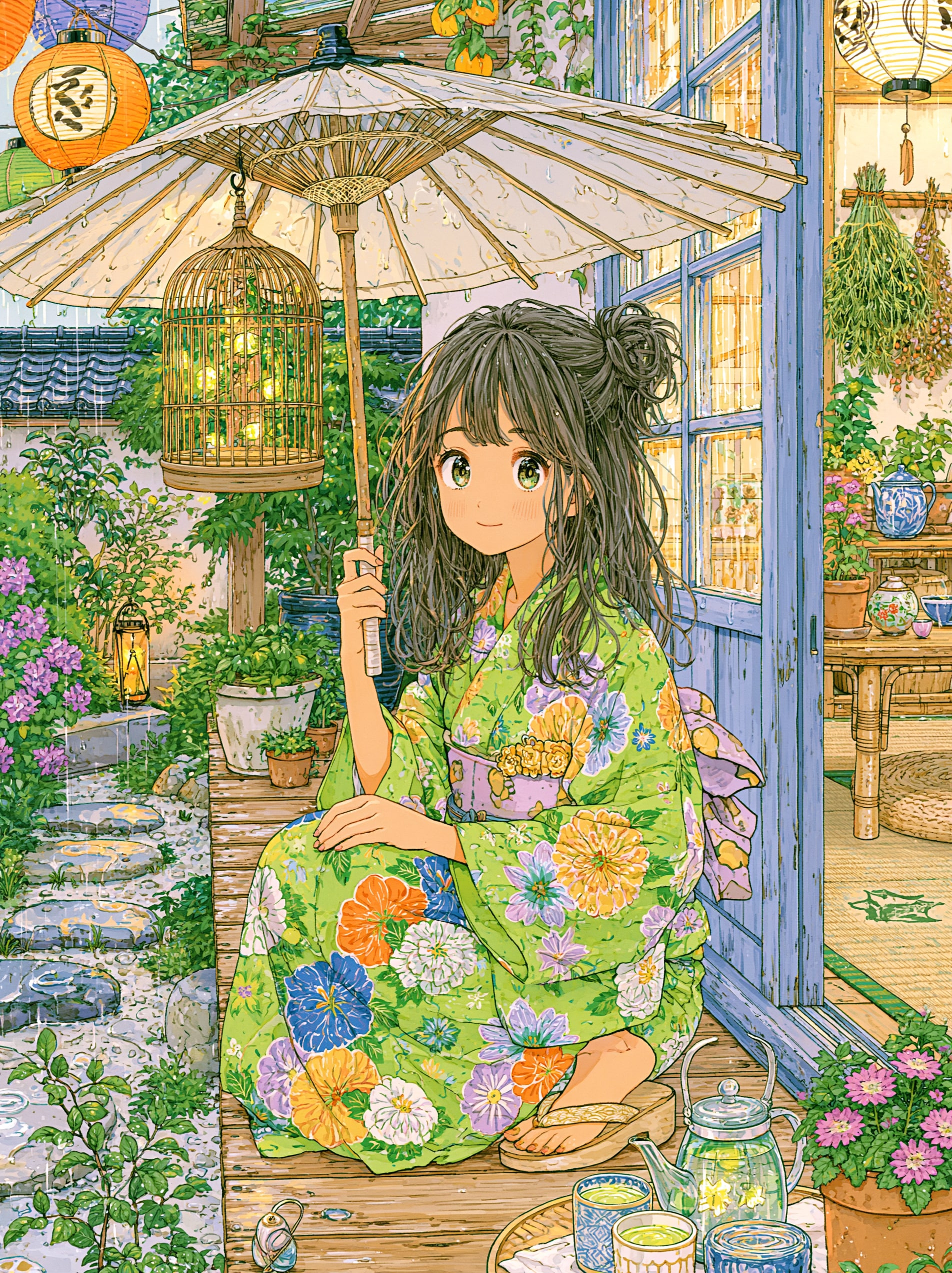 蛍かご
