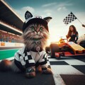 レースクイーンの猫 4枚目