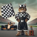 レースクイーンの猫 3枚目