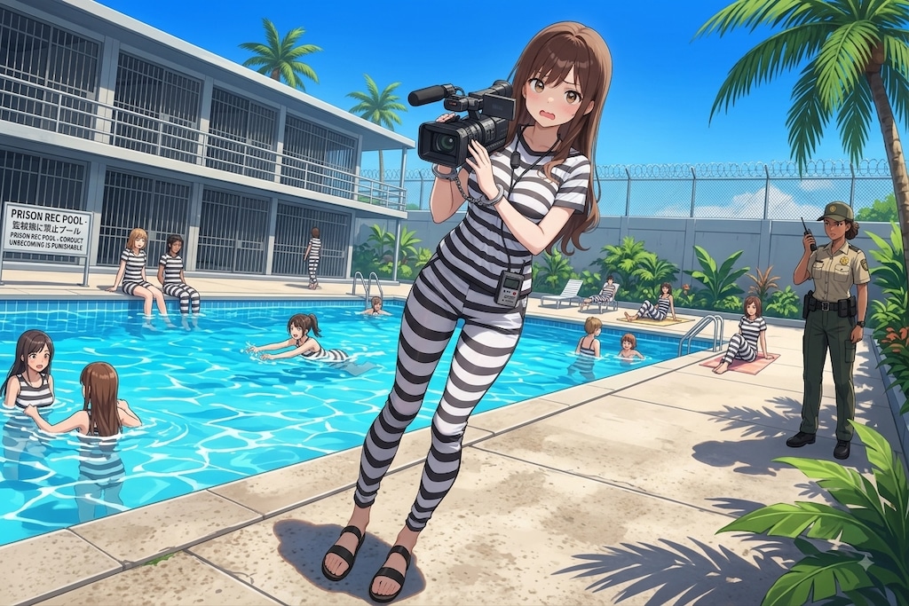 桐島さん、常夏の刑務所体験取材